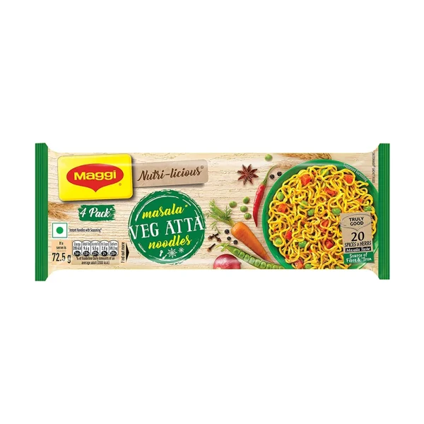 Maggi Veg Atta Noodles 4 pack