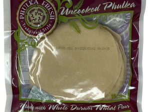 Phulka fresh roti uncooked